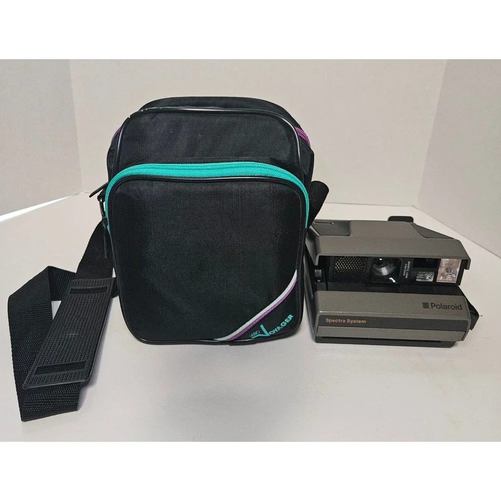 VTG Polaroid Spectra System Instant Film Camera with Carrying Case *Untested
